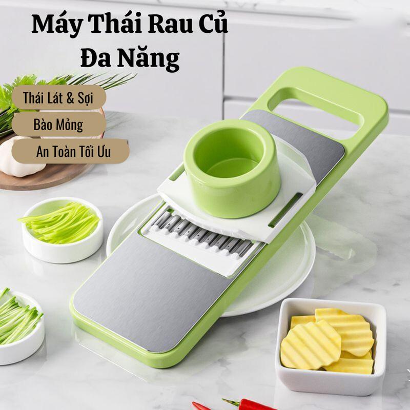 Bộ nạo rau củ quả 5 lưỡi dao, INOX 304 không gỉ, đồ bào rau củ đa năng cao cấp đa năng tiện dụng nhà bếp