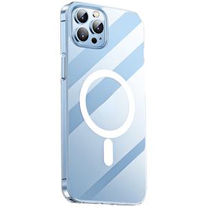 Clear For Magnetic Wireless Charging Case For iPhone 15 14 13 12 11 Pro Max Mini X XS XR 7 8 Plus SE2022 Hard Acrylic Cover