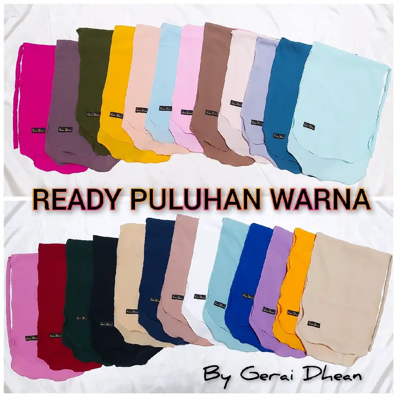 Cadar Tali 2 Layer Premium By DHEAN Niqab Purdah 1