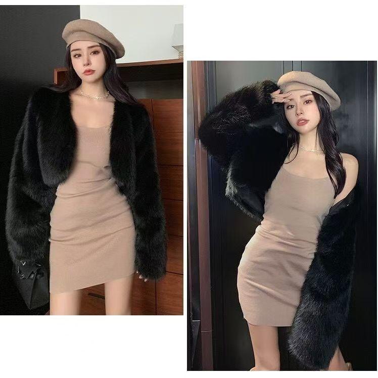 Product Introduction of Áo lông cáo Giả Dành Cho Phụ Nữ Trẻ Trung, Áo Dày Dặn, Áo Dài Ngắn Lông Thú, Thích Hợp Cho Mùa Thu Và Mùa Đông, Hàng Mới Về Năm 2024 7