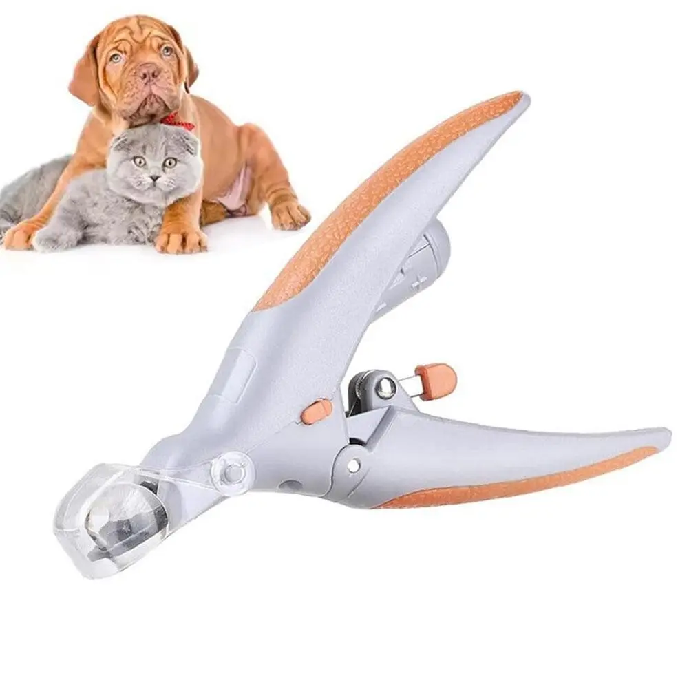 Pet Nail Clippers Pet Nail With LED Light Professional Grooming Tool Dog Cat Trimmer Scissor G7S0