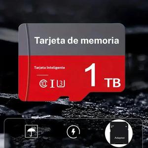 Tarjeta de memoria Micro SD de 1TB con adaptador, Tarjeta inteligente, Tarjeta de memoria universal para teléfono, tableta, dron, GPS, PAD, cámara