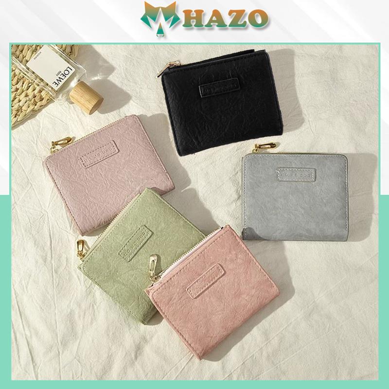  VÍ NGẮN NỮ CẦM TAY CAO CẤP GẤP 2 NHỎ GỌN MOMO V587 KIỂU DÁNG SANG TRỌNG 