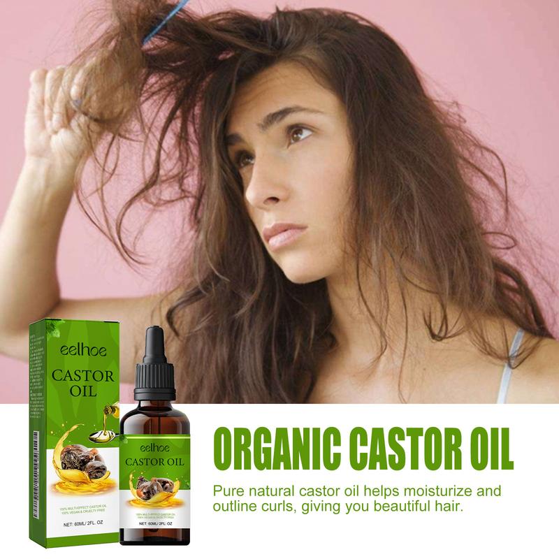 Product Introduction of Organic Castor Oil Moisturizing Supple Hair Repair Hot Dyeing Damaged Dry Manic Care Essential Oil 6
