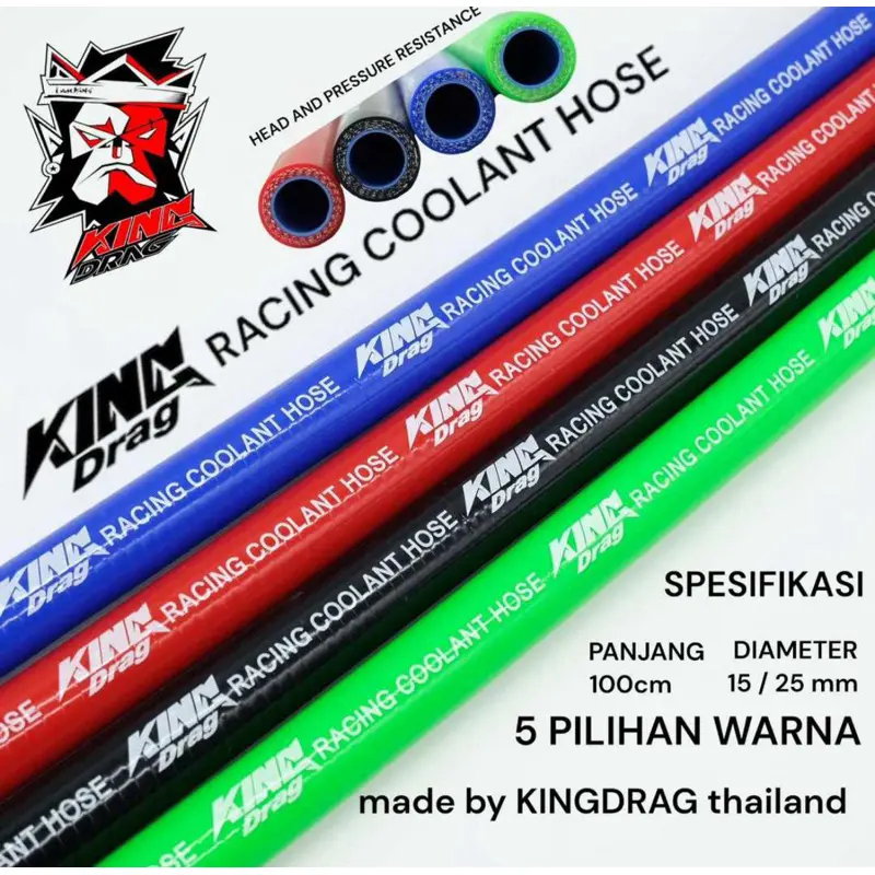 Selang Radiator 100cm 1Meter Impor Thailand Buat Motor Ninja R Rr New Vixion Cb 150 Old Led Byson SELANG RADIATOR 100CM 100 CM MOTOR VIXION NINJA R NINJA RR SONIC CB 150 R BYSON DLL SELANG RADIATOR KINGDRAG 0