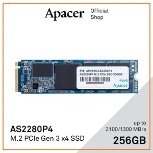 SSD Internal Apacer AS2280P4 256GB M.2/M2 NVMe PCIe Gen3 x4