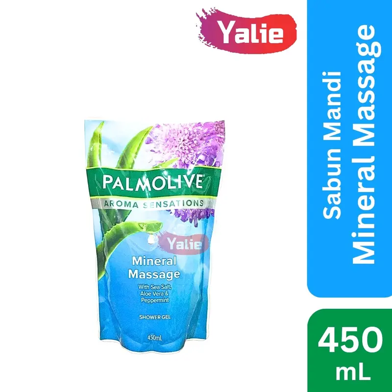 PALMOLIVE Aromatherapy Refill Pouch 450ml Morning Tonic/Absolute Relax/Sensual/Mineral Massage/Revitalizing Aroma Sensations Therapy Shower Gel Sabun Mandi Cair 450 ml Isi Ulang Aroma Sensations 4