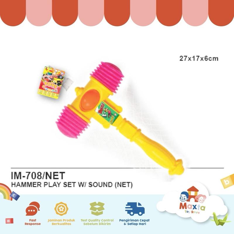 Mainan palu / hammer whistle bisa bunyi 4