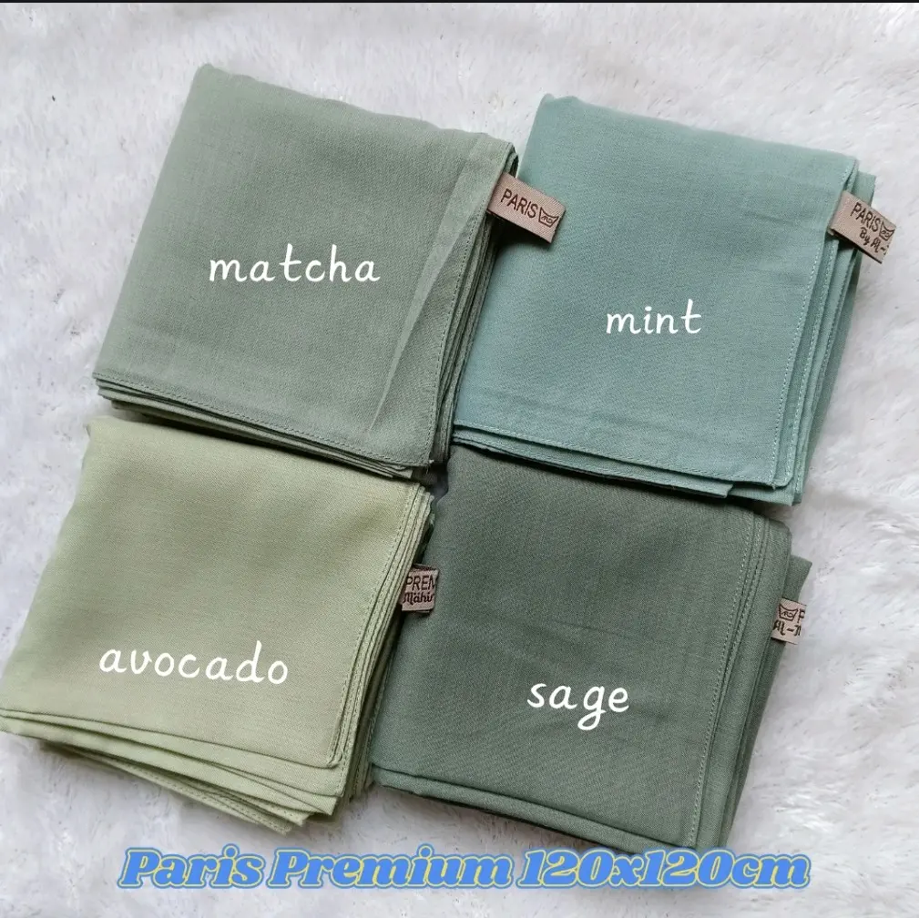 Segi Empat Paris Premium Syari  Anti Letoy 120x120