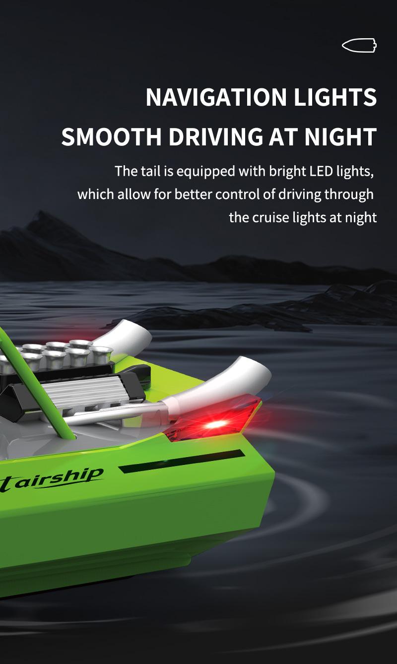 Product Introduction of RC Boat High-speed Remote Control Speedboat High-speed Turbojet Boat Model Children's Water Toy Boat Model Electric Turbojet High-horsepower Waterproof High-speed Remote Control Boat 9
