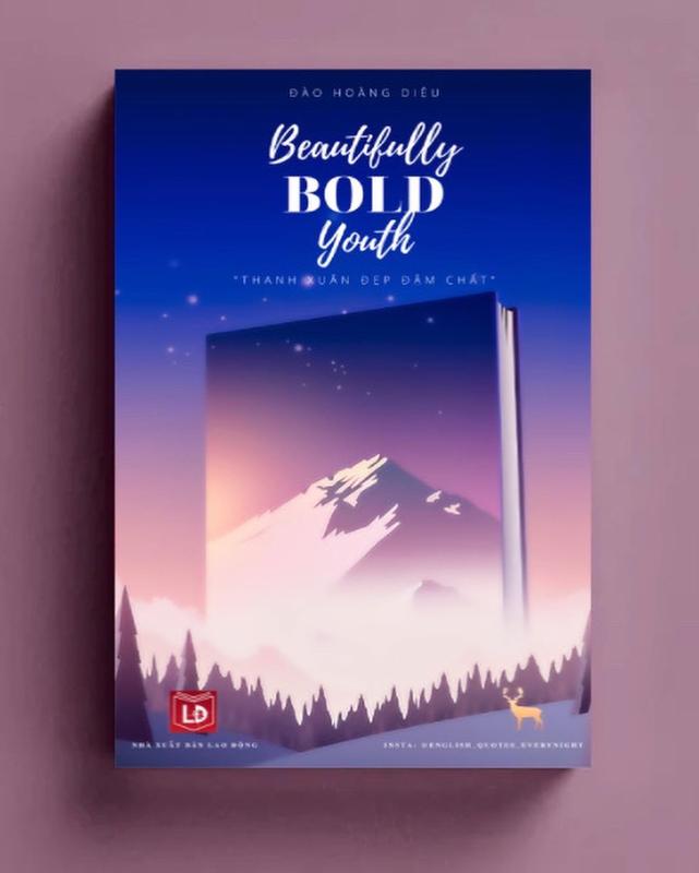 Sách Song Ngữ Luyện Viết Beautifully Bold Youth - Thanh Xuân Đẹp Đậm Chất - Tặng Bút Viết - Phát Hành Chính Hãng