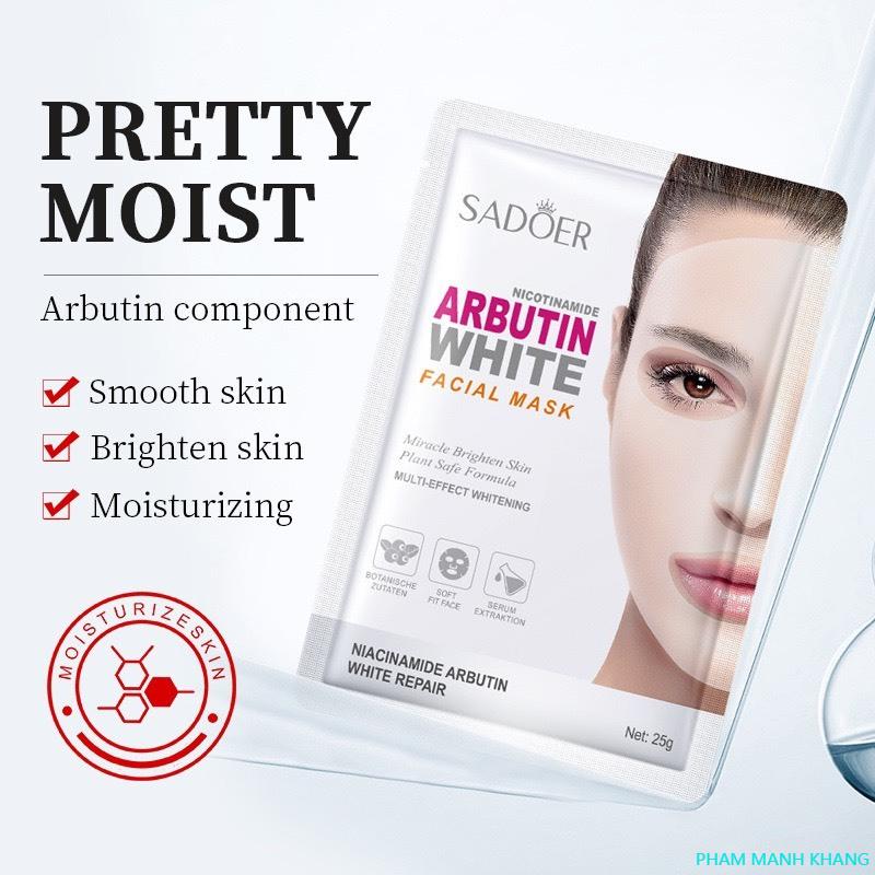PHAM MANH KHANG Mặt nạ collagen Sadoer cung cấp protein, giữ ẩm, căng mịn, trắng sáng da. 1