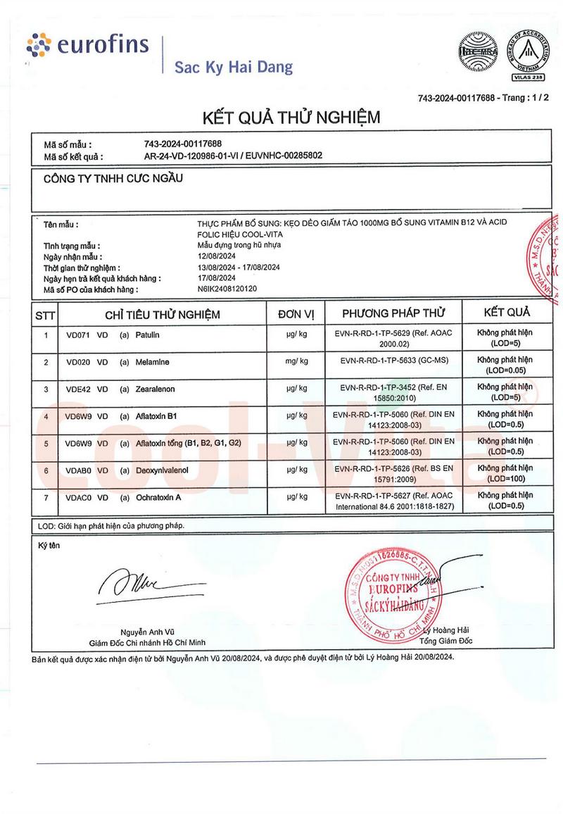 Product Introduction of [Live] Combo 2 Hộp Kẹo Dẻo Giấm Táo Hỗ Trợ Tiêu Hóa, Hỗ Trợ Tăng Cường Miễn Dịch, Bổ sung Vitamin B12 Coolvita (60 viên x 3g)/hộp 0