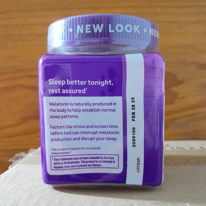 Kẹo Dẻo Hỗ Trợ Giấc Ngủ Natrol Melatonin 10mg Sleep Gummies 3