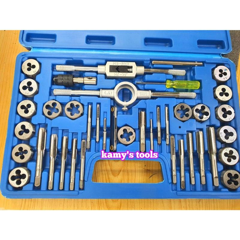 Bộ taro bàn ren 40 chi tiết ta rô ren hợp kim thép siêu cứng và bền hơn hộp nhựa mica [FREESHIP EXTRA] 6
