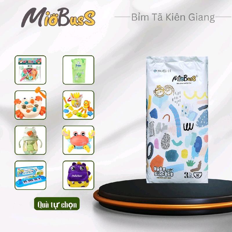 1 BỊCH KÈM QUÀ TỰ CHỌN BỈM MIOBUSS TÃ QUẦN DÀNH CHO BÉ THẤM HÚT TỐT CÓ ĐỦ SIZE L XL 2XL 3XL 4XL 4KÍ - 22KÍ Voi Kem Women Nữ