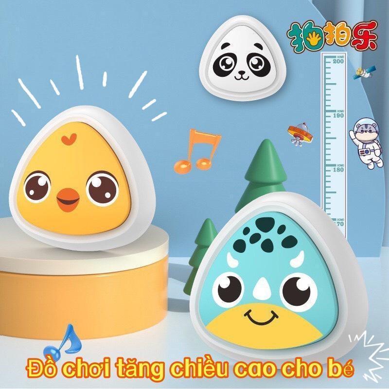 (HOT) Bộ chạm nhảy tăng chiều cao, bộ đồ chơi máy chuông bấm đập nhảy thử thách cho bé, tặng Pin, thước đo chiều cao 2