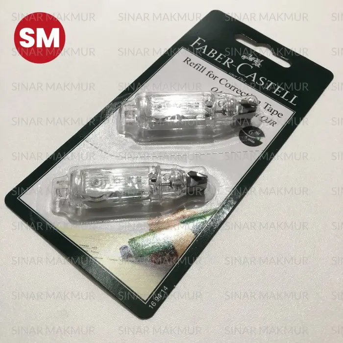 Refill/Isi Tipex Kertas QJR/QAR/QDR isi 2 Pcs Faber Castell (SET) 3