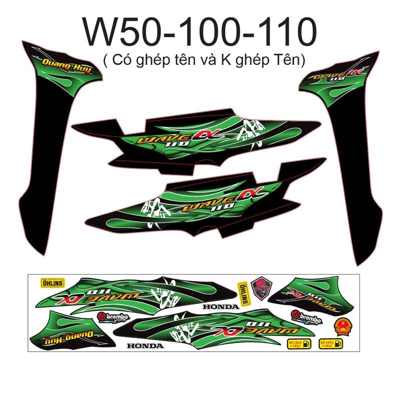Tem Wa ve 50-100-110 mẫu  lửa 2024 đủ màu sắc 4