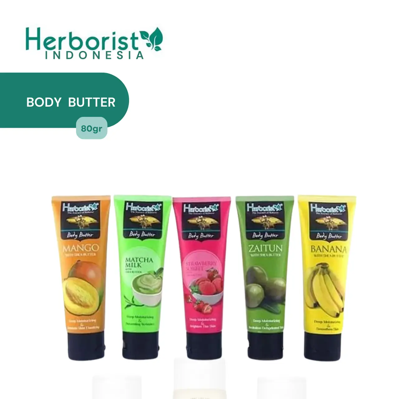 Herborist Body Butter With Shea Butter 80gr Tube | Herboris Body Butter With Shea Butter 80gr Tube | Pelembap Kulit | Pelembab Kulit | Herboris | HERBORIST INDONESIA