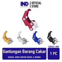 Gambar Gantungan-Cantolan-Kaitan-Gantung Barang Variasi Model Cakar Untuk Semua Jenis Motor Matic & Bebek - Merah, Standar dari IND Onderdil Kota Bandung 1 Tokopedia