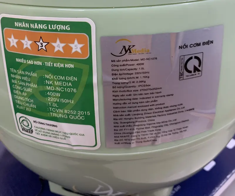 ĐỦ MÀU ĐỦ SIZE * Nồi cơm điện NK Media dáng con lợn, Nấu cơm ngon Dung tích 1.0L, 1.2L, 1.8L Lòng niêu - Bảo Hành 12 Tháng Cooker Nấu Ăn nồi  cơm 4