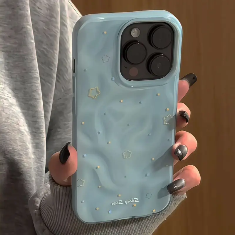 Ốp Điện Thoại Cho iPhone, Thiết Kế Đơn Giản Và Cá Nhân Hóa, Thời Trang, Sang Trọng, Chống Sốc, Ốp Mềm Di Động, Ốp Ins Mặt Ngược, Thích Hợp Cho iPhone 11 / 12 / 13 / 14Plus / 15 Pro Max, Với Cảm Giác Ngôi Sao Sang Trọng 0