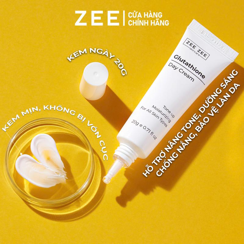 Kem dưỡng sáng da nâng tone ban ngày Glutathione 20g - ZEE ZEE Skincare