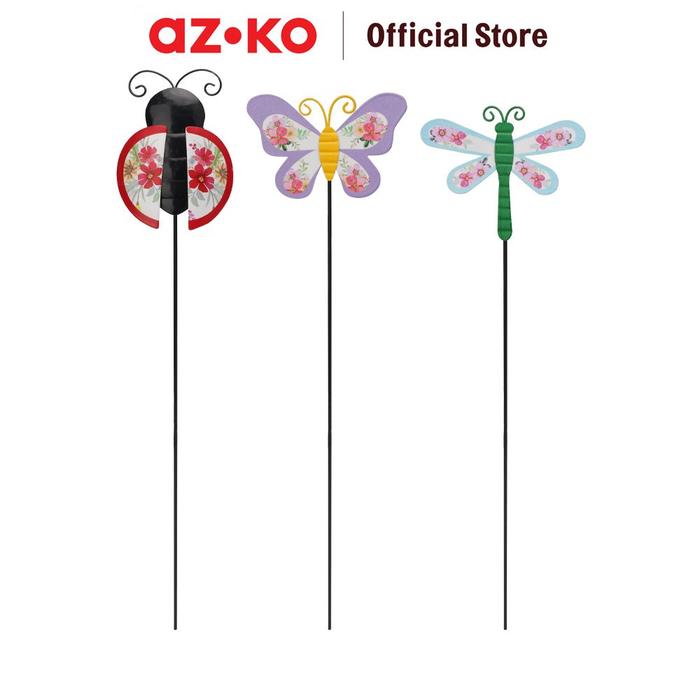 Gambar AZKO Arthome Set 3 Pcs Tongkat Dekorasi Taman Fly Garden Yard Decoration Pajangan Dekorasi Outdoor Halaman Aksesoris Kebun Aesthetic dari AZKO ID Kota Administrasi Jakarta Selatan Tokopedia