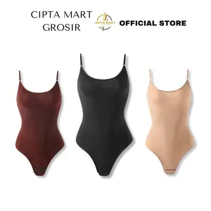 (BS02) Bodysuit shapewear seamless / KORSET bodysuit pembentuk tubuh Tali bisa di adjust
