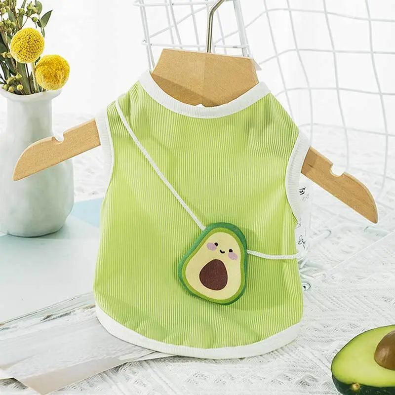 Áo Thun Hoạ Tiết Trái Cây Mùa Hè Cho Thú Cưng, Áo Ba Lỗ Thoáng Mát Cho Chó Mèo - Mamapetshop S Multicoloured 3