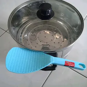 Panci Kukusan Stainless Steel 20 cm dengan Kapasitas 1 kg dan Centong Nasi Gratis - Dapur