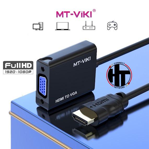 Cáp chuyển đổi HDMI sang VGA độ phân giải cao ViKi dùng cho máy tính laptop - Phụ Kiện chuyển đổi HDMI to VGA