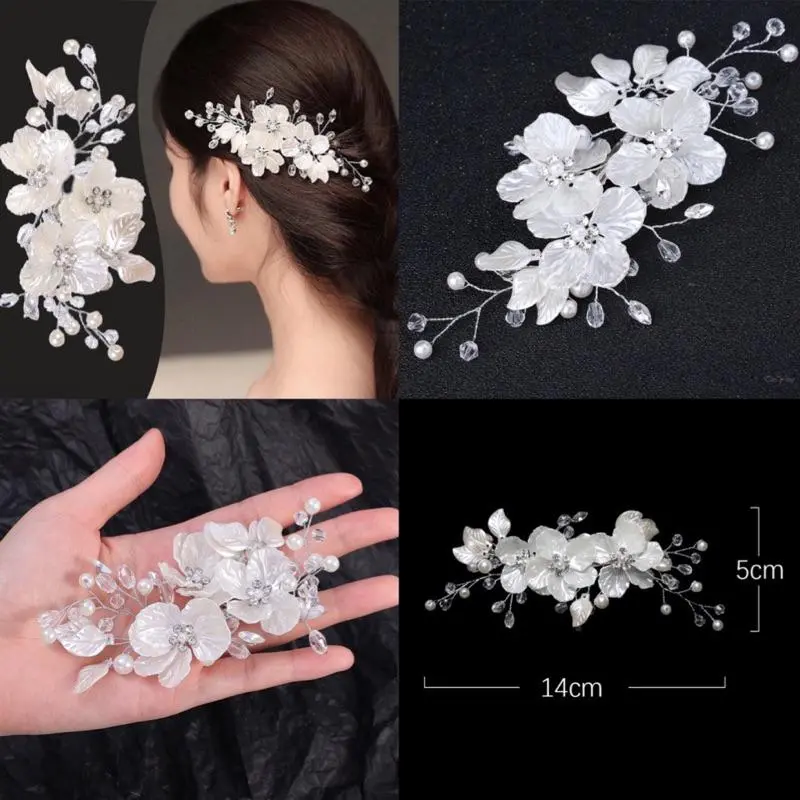 Kẹp cài tóc thời trang sang trọng cho cô dâu