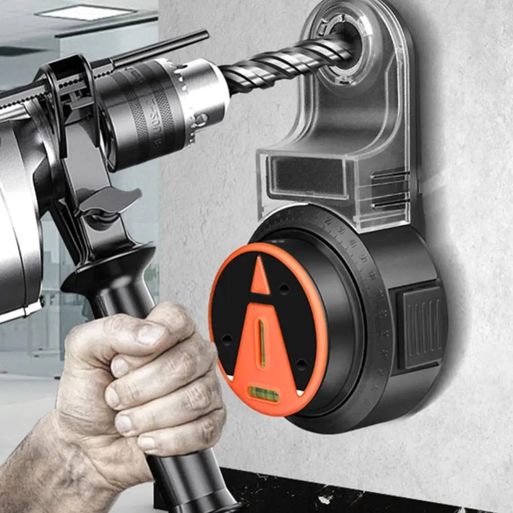 New Plastic Cordless Electric Drill Dust Collector Universal Vacuum Suction with Laser Line Projector Electric Drill Dust Collector Power Tool Screwdriver Dust Collector
