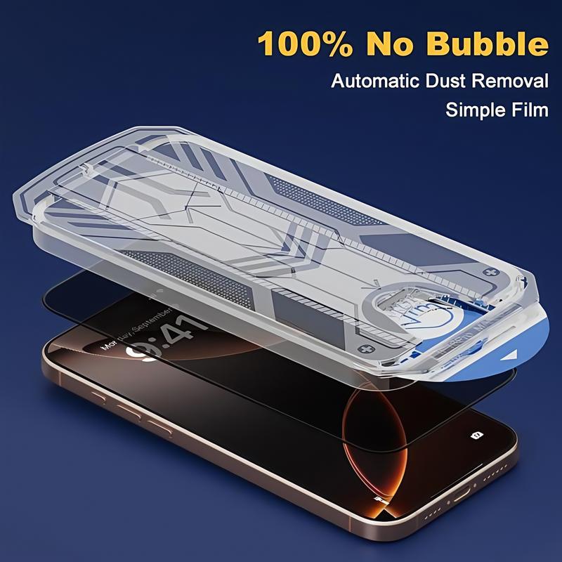Product Introduction of Tempered Glass Phone Screen Protector, Counts Anti-spy Screen Protectors, Cell PhoneScreen Protective Film, Phone AccessoriesCompatible with iPhone 16 Series 15 14 13 12 11Pro Max Cover Protection Smartphone Cases Casing 4