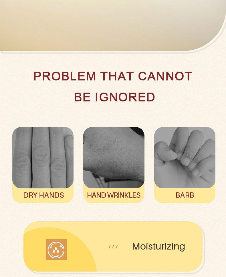Product Introduction of Foreign Trade Exclusive Hand Wax Glove Hand Wax Mask Fading Wrinkle Moisture Replenishment Repair Hand Care 140G Pack 6