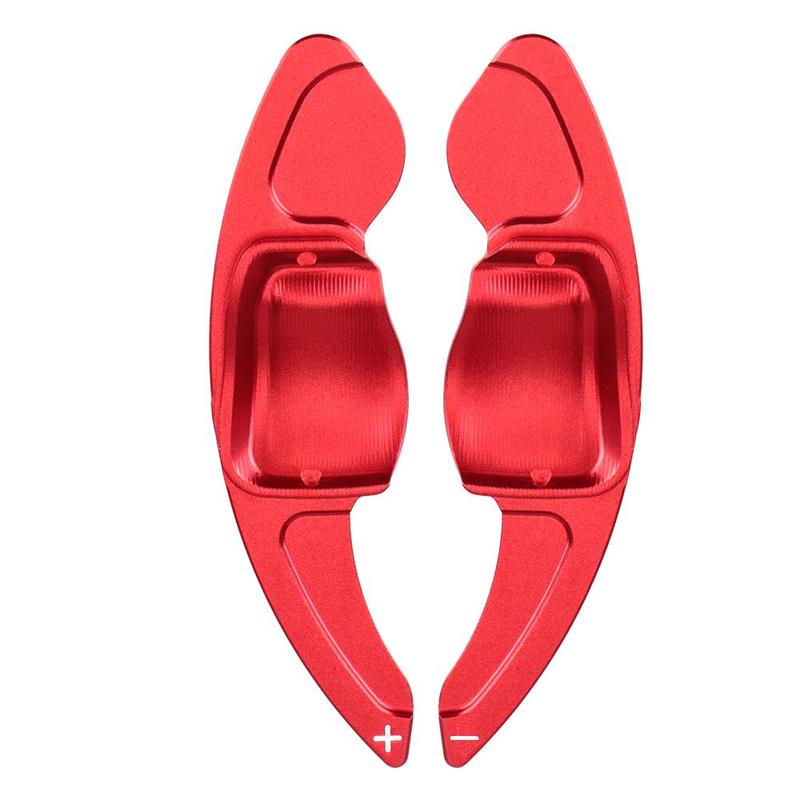 Car Steering Wheel Paddle Shift Extension Cover, Aluminum Alloy Car Steering Wheel Paddle Shift Extension Cover, Car Accessories for VW Golf 5 6 MK6 GTI R Jetta MK5 Passat B6 B7 CC Sharan Tiguan 0