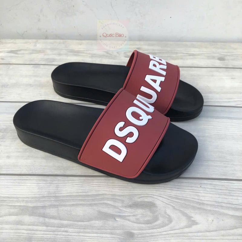 Dép lê ĐS QUỜ mau đỏ Nam nữ size 35-42 dép nhẻ nhẹ hợp thời trang DéP Nam Quai Ngang Đế Bằng Slipper 0