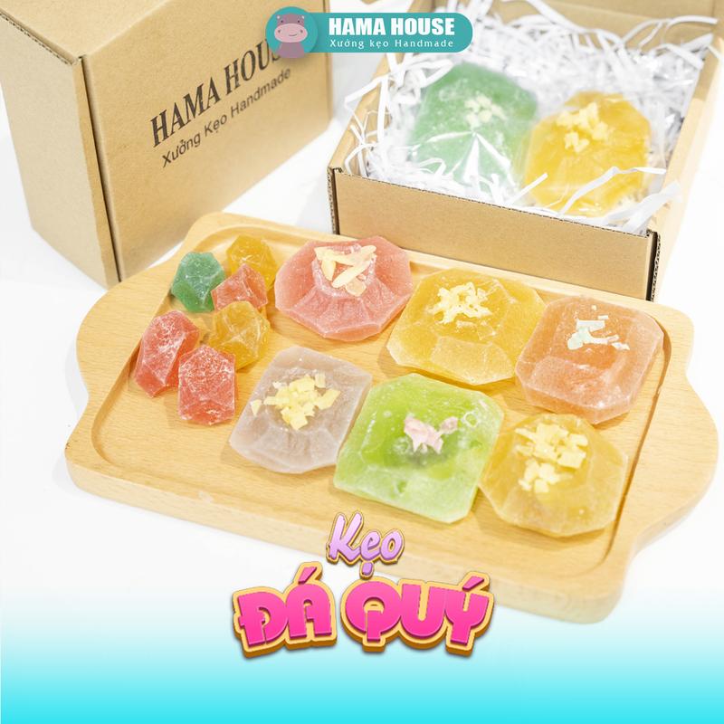HAMA HOUSE - SET KẸO ĐÁ QUÝ - 2 VIÊN TO 6 VIÊN NHỠ