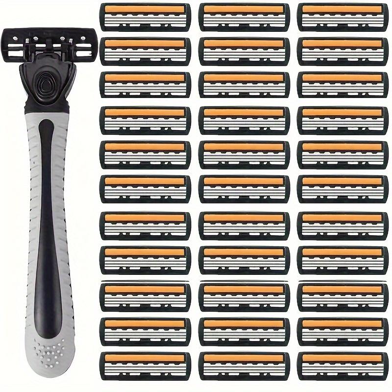 Product Introduction of Dao Cạo Râu Thủ Công Cho Nam, Lưỡi Dao 3 Lớp, Thay Thế Đầu, Lưỡi Dao Cạo Thoải Mái, Dành Cho Nam 7