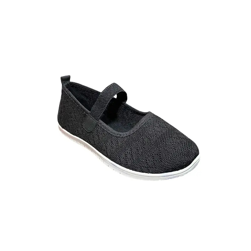 COLLIN X SAILATU [FREE BOX] Sepatu Slip On Rajut Wanita Kasual Sport SF1017 Karet Shoes 6