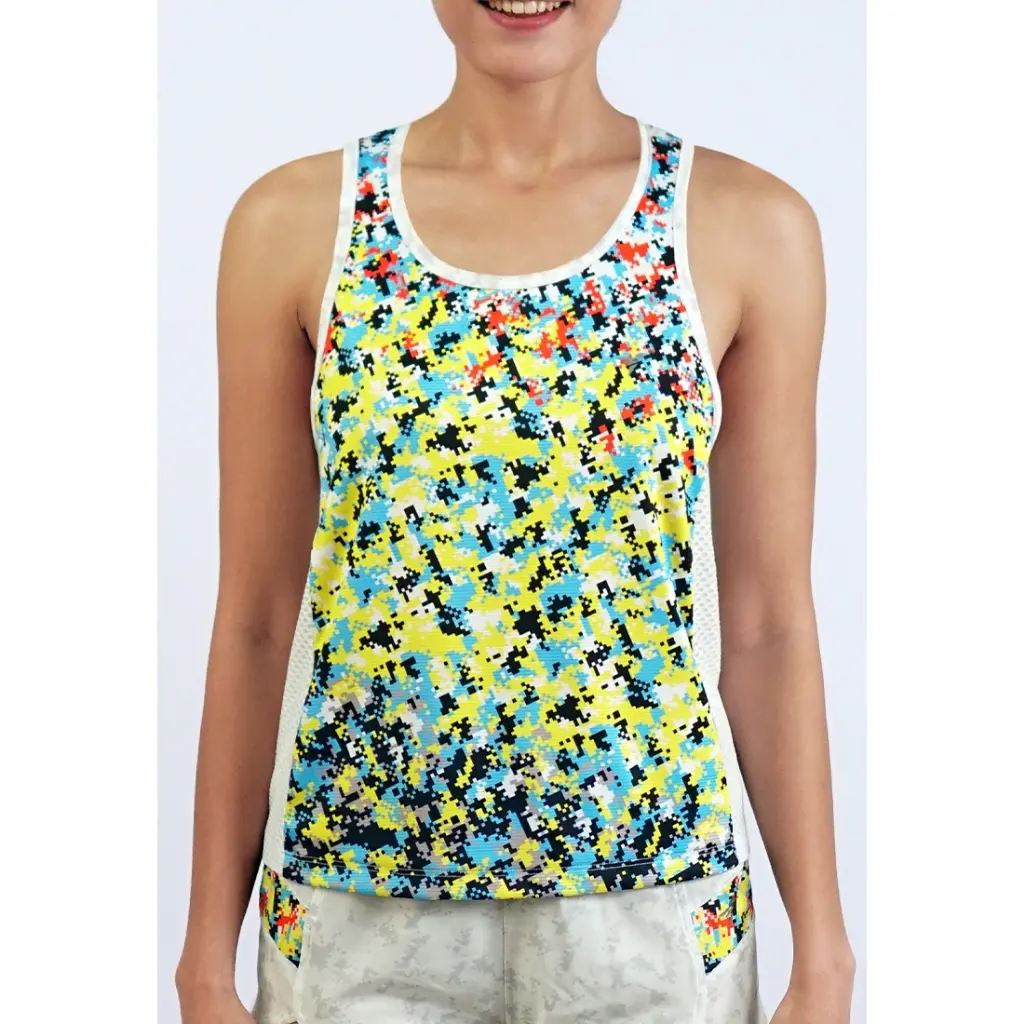 Trijee Racerback / Women / Sleeveless / Muscle Tee / Dry Fit / MD Racerback Women - Multidots
