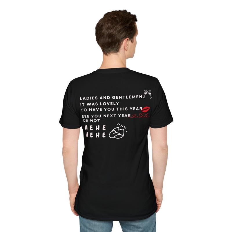 Limite Kaos unisex New Year Card*i B ladies and gentlemen 100% Cotton Combed24s[STOCK TERBATAS] Casual Cotton Katun Tshirt Pendek Digital 4