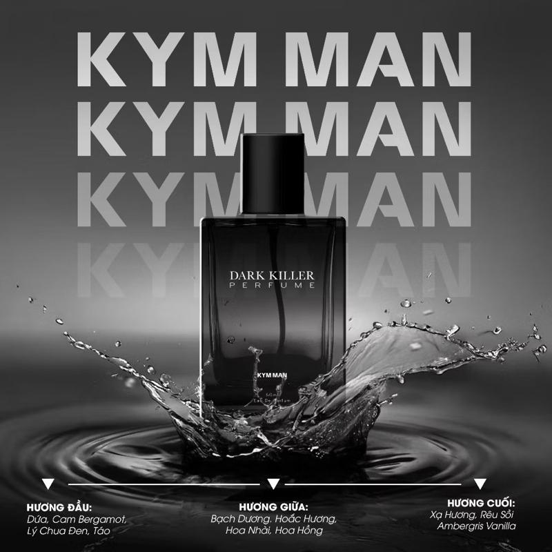 Nước Hoa Nam Cao Cấp DARK KILLER 50ml - KYM MAN Perfume Cosmetic Cực Thơm 1
