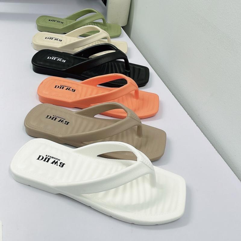 Dép kẹp nữ Duwa thanh lịch đế bệt vuông góc , chất liệu eva nhẹ .