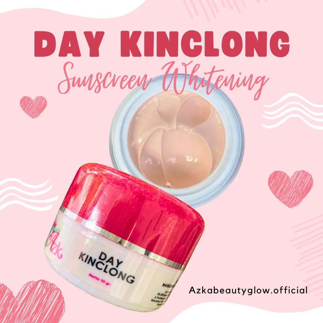 DAY KINCLONG AZKA BEAUTY GLOW SKINCARE/ DAY CREAM PENCERAH/ Mencerahkan Wajah