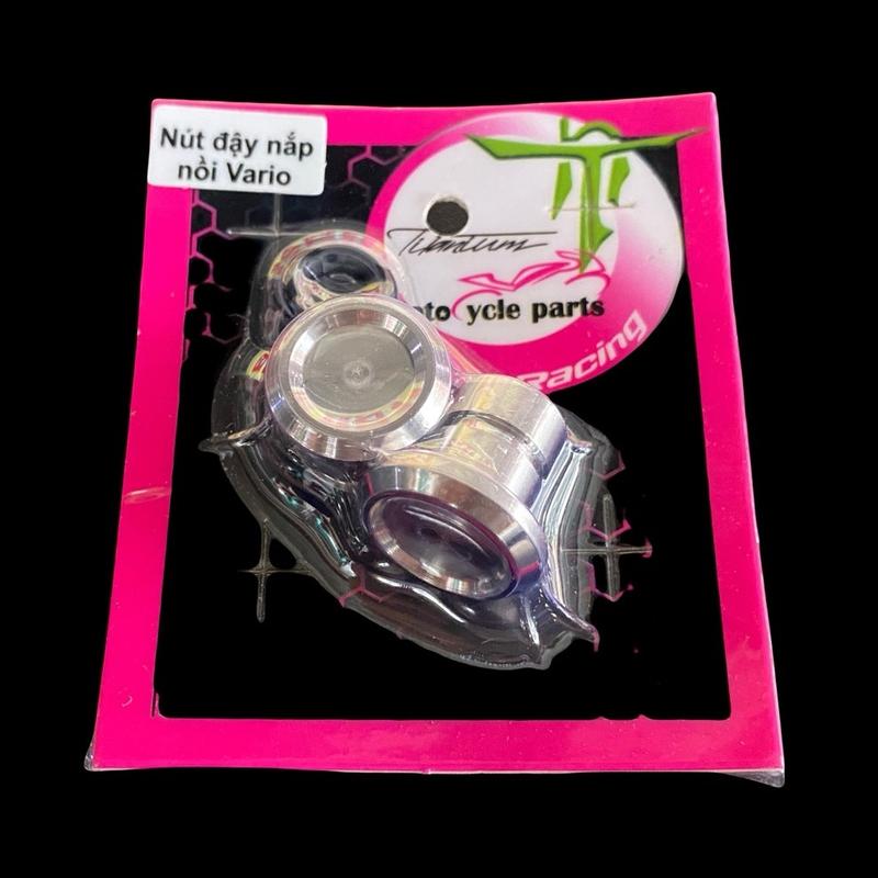 Combo 2 khâu - nút bằng inox 304 chụp lốc nồi xe Vario 2019 Phụ Tùng Phụ Kiện