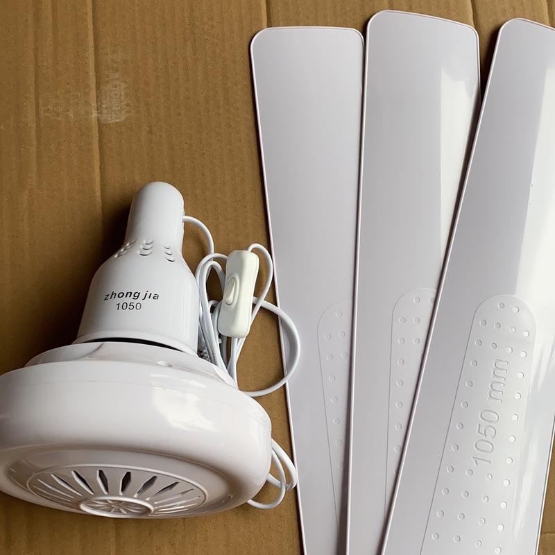 ￼Quạt Trần Mini 3 cánh Sải Cánh 1050mm,cánh vuông mẫu mới QuạT Fan