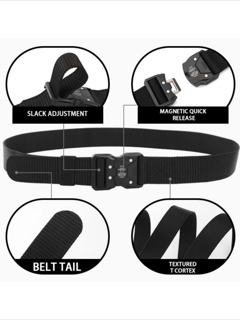 Product Introduction of Tactical Waist Belt, Accessories for Men, Durable Automatic Buckle Belt, Unisex Accessories for Men and Women, Fashion Accessories for Daily Wear 5